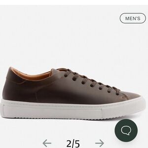 Beckett Simonon - Reid Sneakers. Pull Up Leather Brown size 13